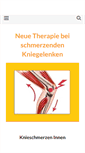 Mobile Screenshot of knie-schmerzen.info